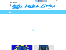 Tablet Screenshot of citywaterfilter.com
